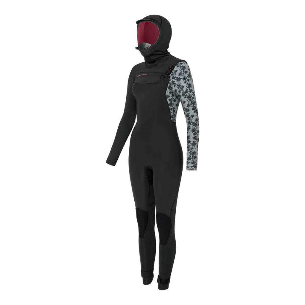 NEILPRYDE Vamp 5/4 Hooded GBS FZ C3 Charcoal / Palm