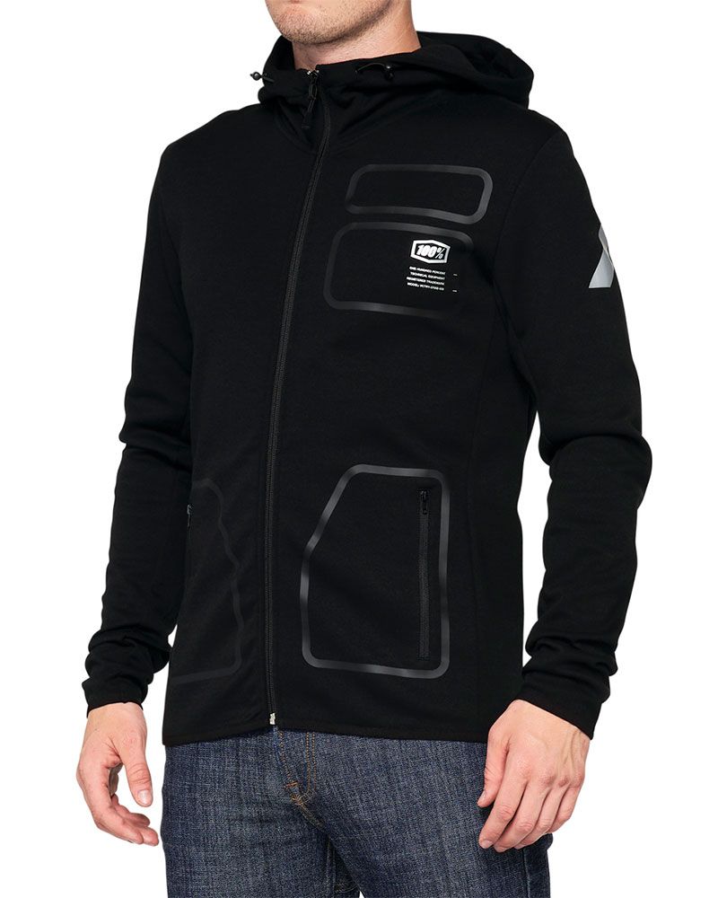 2024 100% VICEROY Tech Zip Hoodie