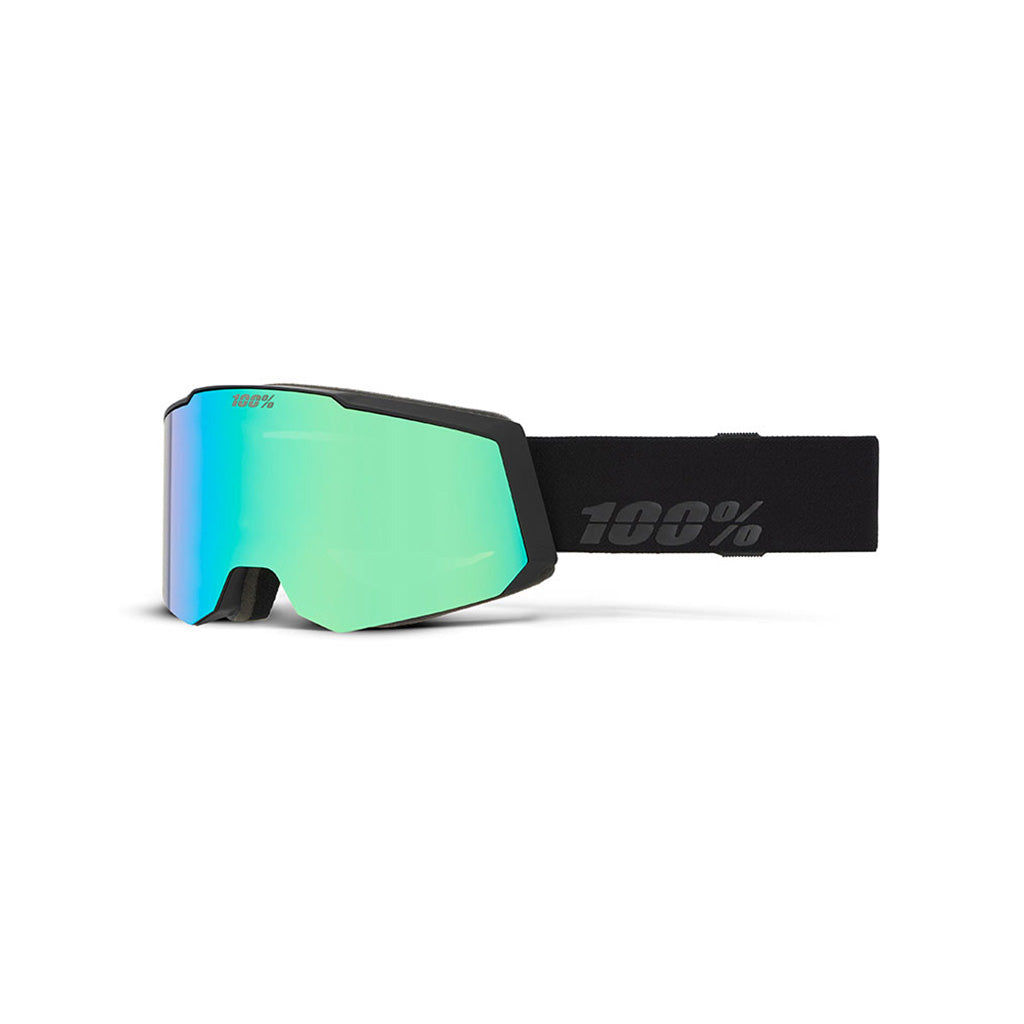 100% SNOWCRAFT S - Black / HiPER Green Mirror