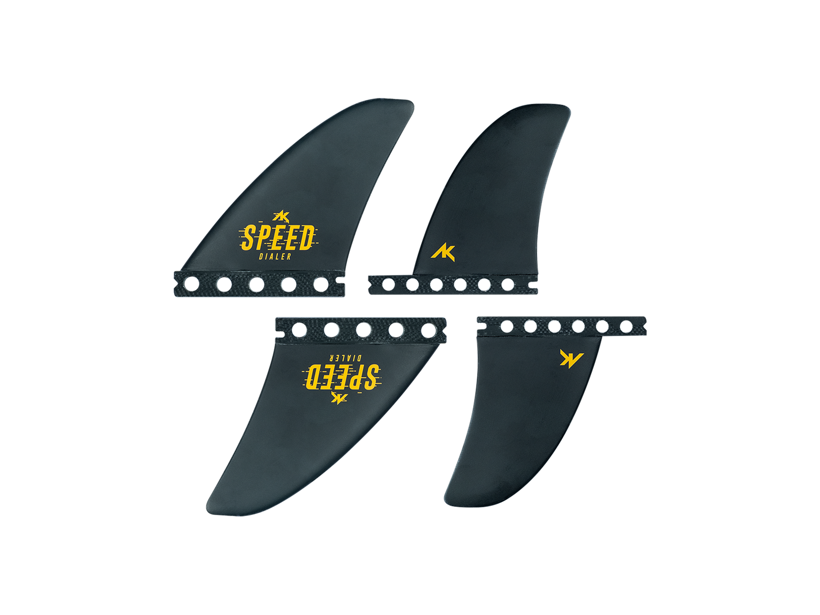 2024 AK Fin SPEED DIALER Medium Quad Set