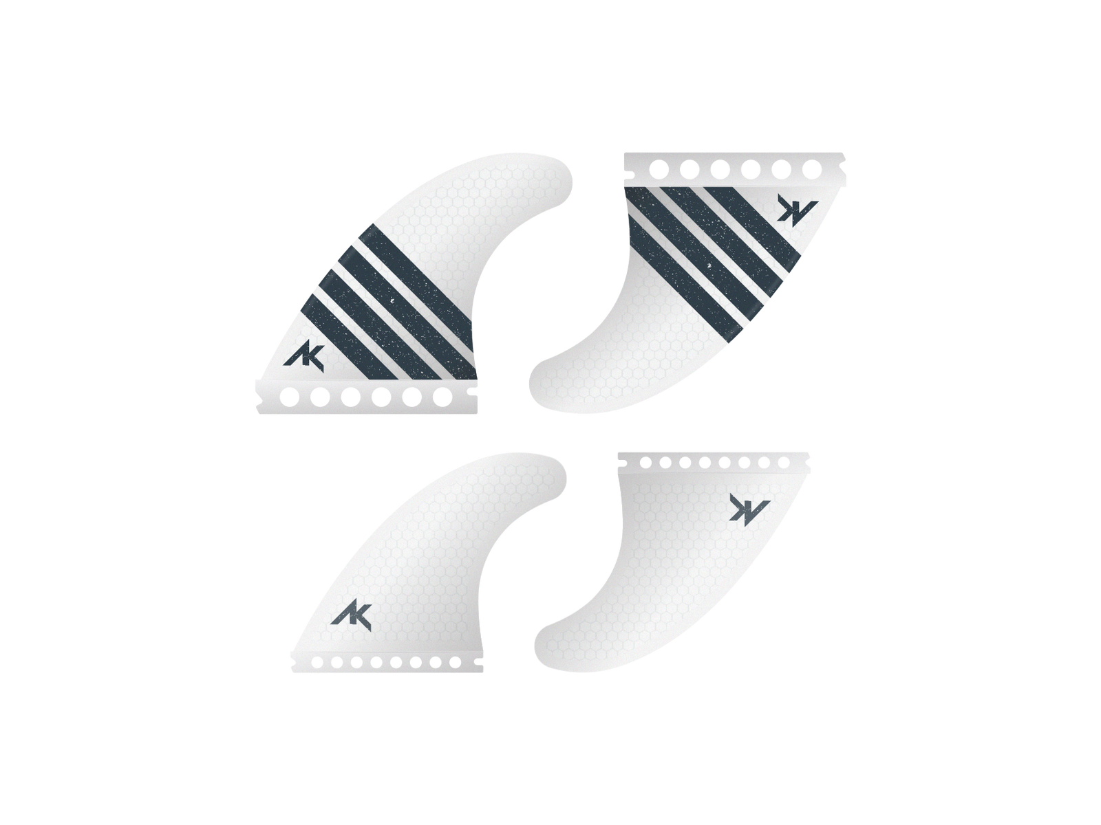 2024 AK Fin THRASHER Thruster Set