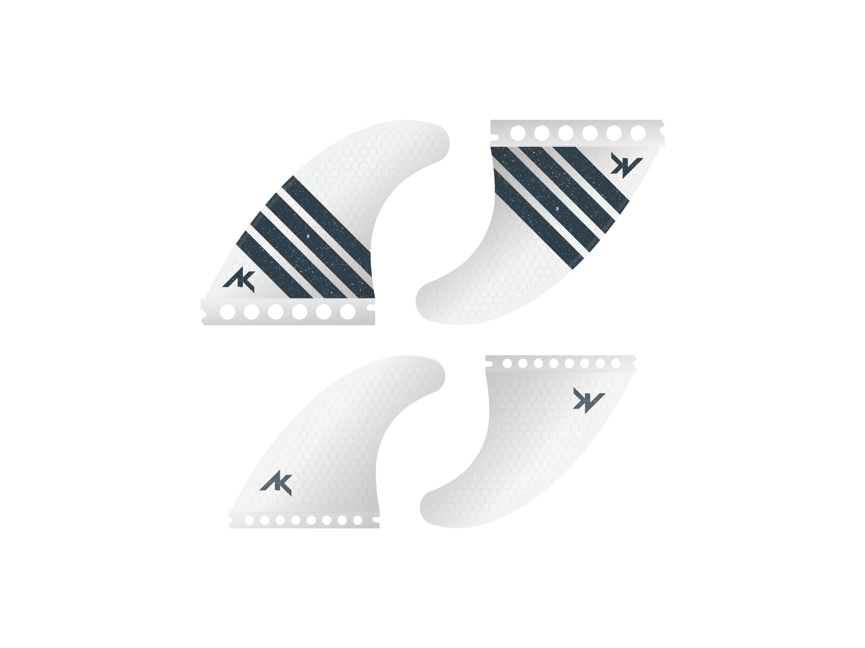 2024 AK Fin THRASHER Thruster Set