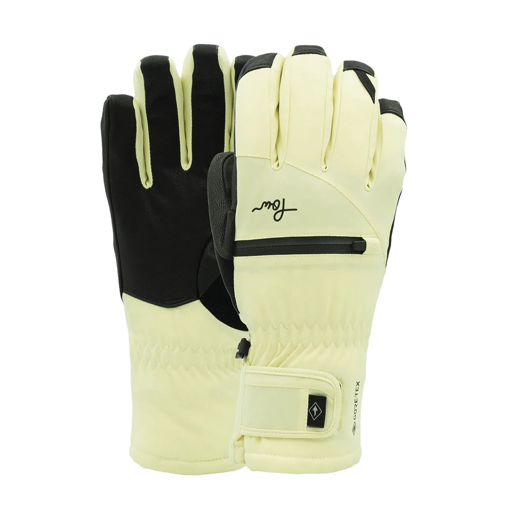 POW W Cascadia GTX Short Glove Leather Yellow