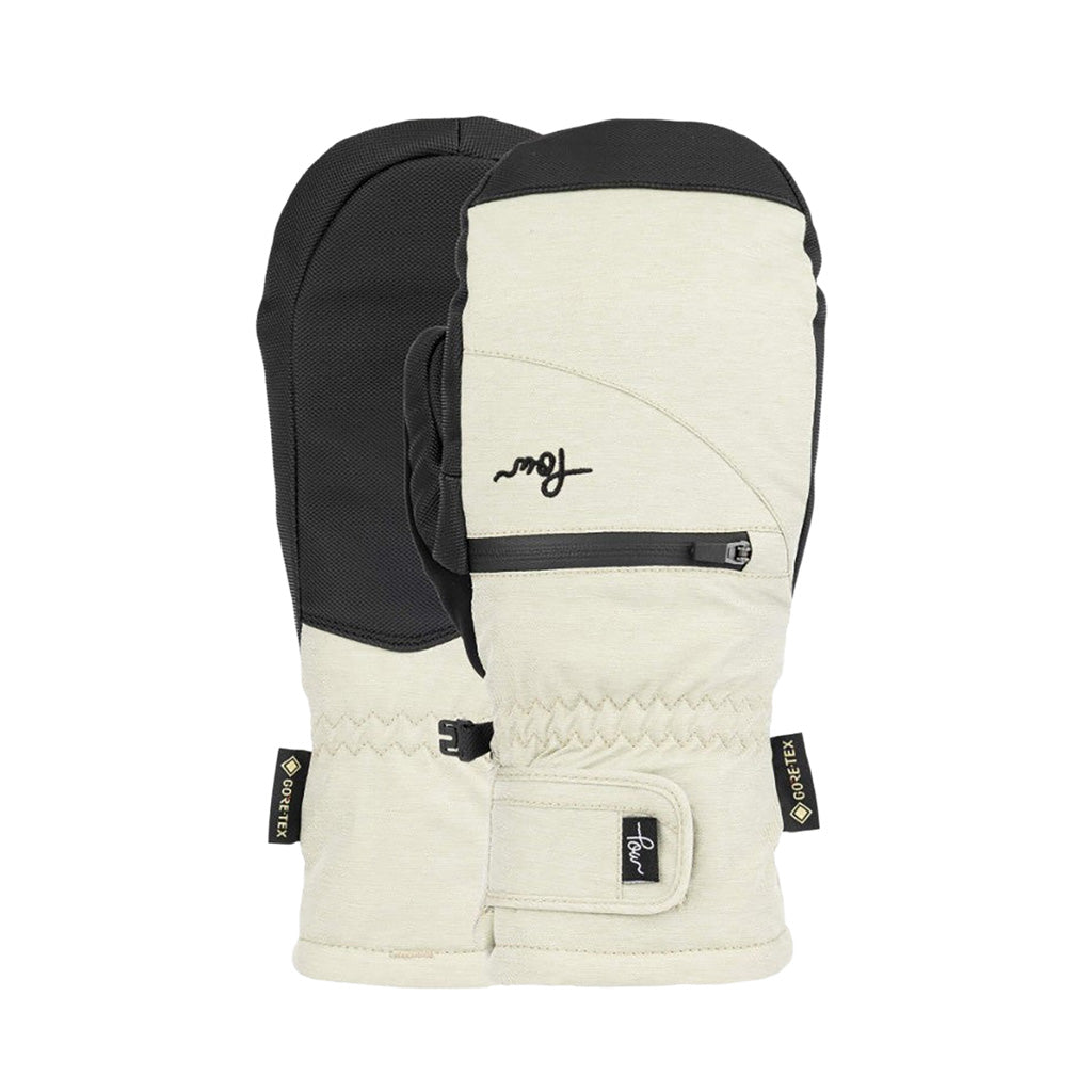 POW W Cascadia GTX Short Mitt Leather Wax Yellow
