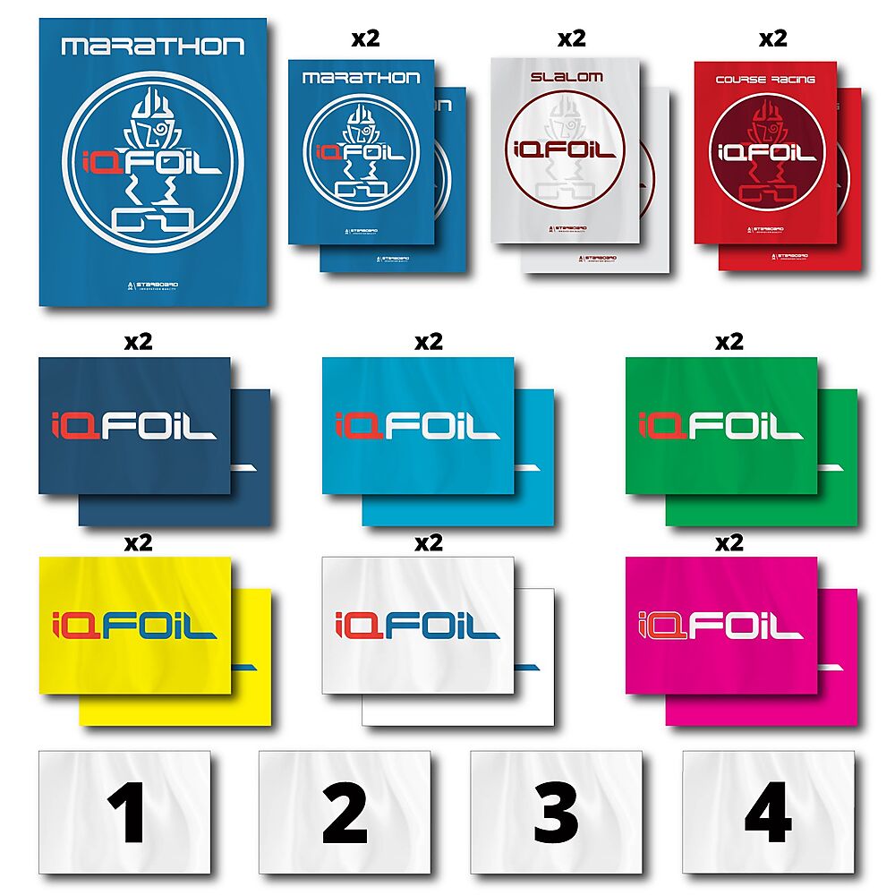iQFoil Race Management Flag set (23 flags)