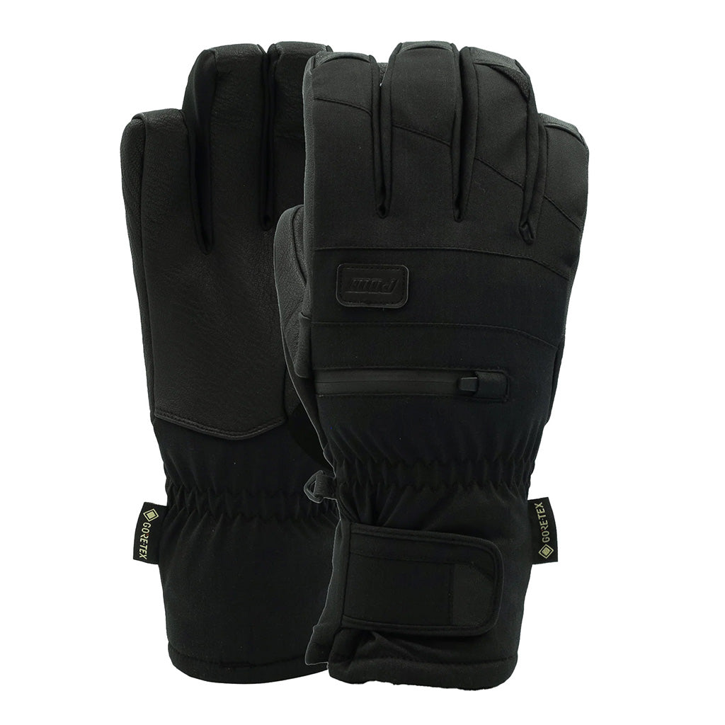 POW Wayback GTX Short Glove + Leather Black